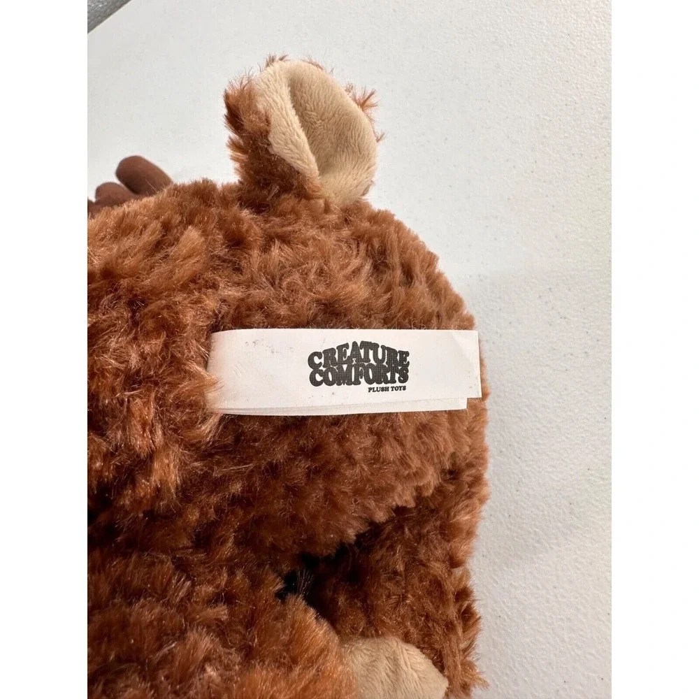 Plush Moose Hugging Baby Moose‎ Stuffed Animal By Creature Comforts Brown Maple